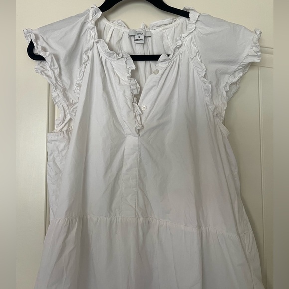 Anthropologie Othilia Gwyneth Cotton Ruffled Mini Dress - Picture 4 of 8